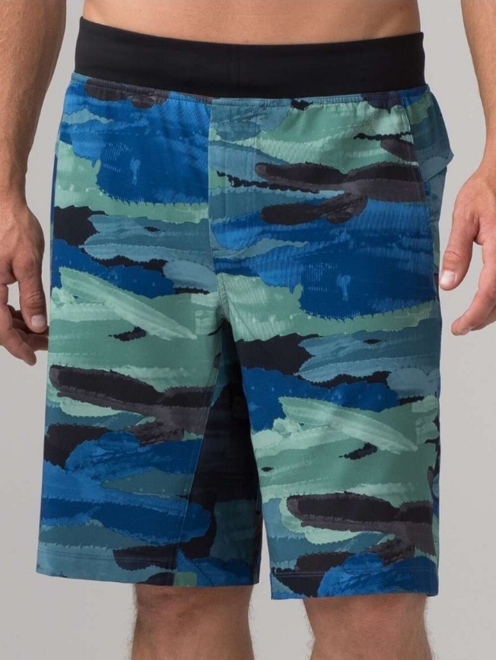 Lululemon Core Shorts Cactus Camo Desert Teal Vintage Green Mens Size Large